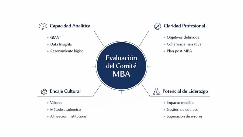Guía para preparar la admisión a un MBA: GMAT, carta, entrevistas y plazos en España 3 Cómo es la evaluación en un proceso de admisión en un MBA