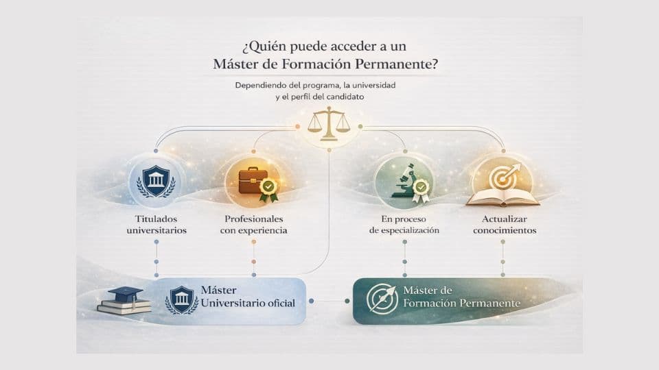 Qué es un Máster de Formación Permanente y en qué se diferencia de un máster oficial 3 Perfiles que pueden acceder a un Máster de Formación Permanente